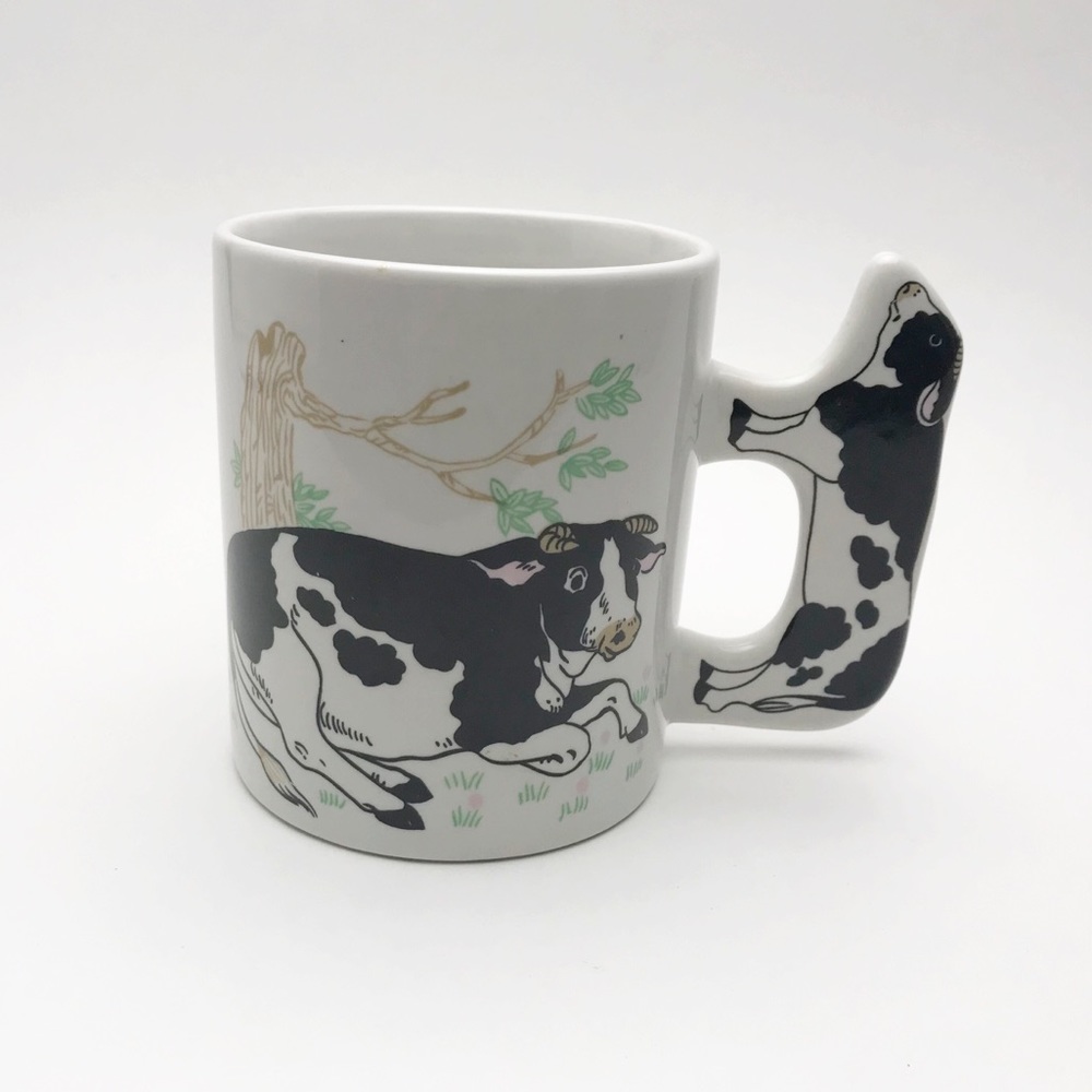 Vintage Cow Mug